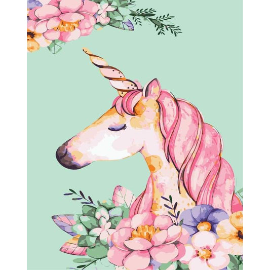 Unicorn Diy Paint By Numbers Kits WM-379 - NEEDLEWORK KITS