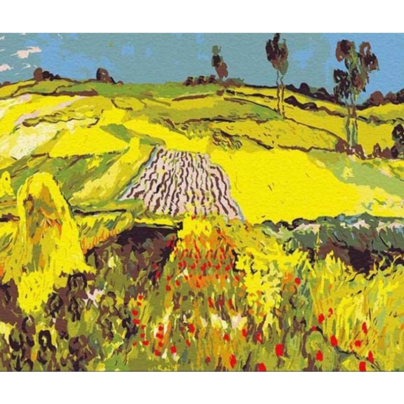Van Gogh Landscape Nature Diy Paint By Numbers Kits WM-446 - NEEDLEWORK KITS