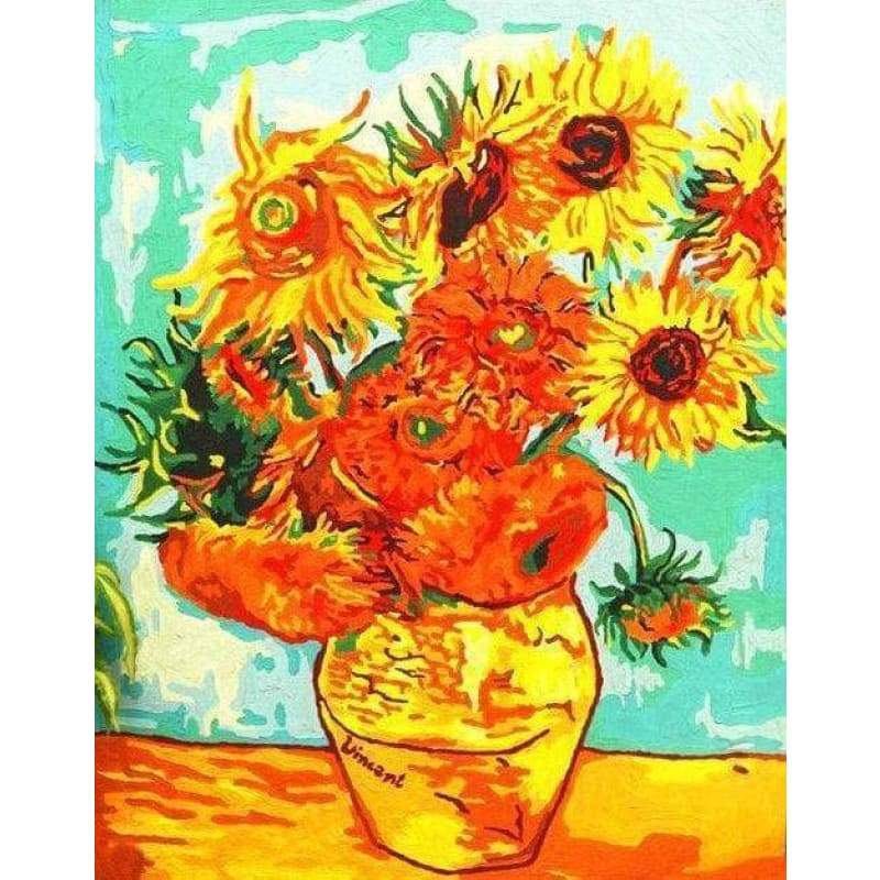Van Gogh Sunflower Diy Paint By Numbers Kits YM-4050-187 - NEEDLEWORK KITS
