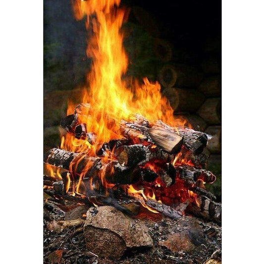 Full Drill - 5D Diamond Painting Kits Real Burning Life - NEEDLEWORK KITS