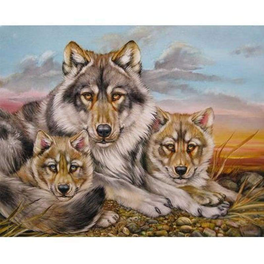 Wolf Diy Paint By Numbers Kits PBN90228 - NEEDLEWORK KITS