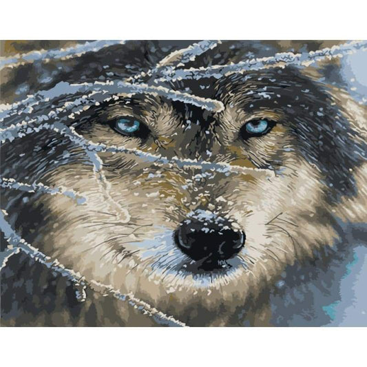 Wolf Diy Paint By Numbers Kits WM-1628 - NEEDLEWORK KITS