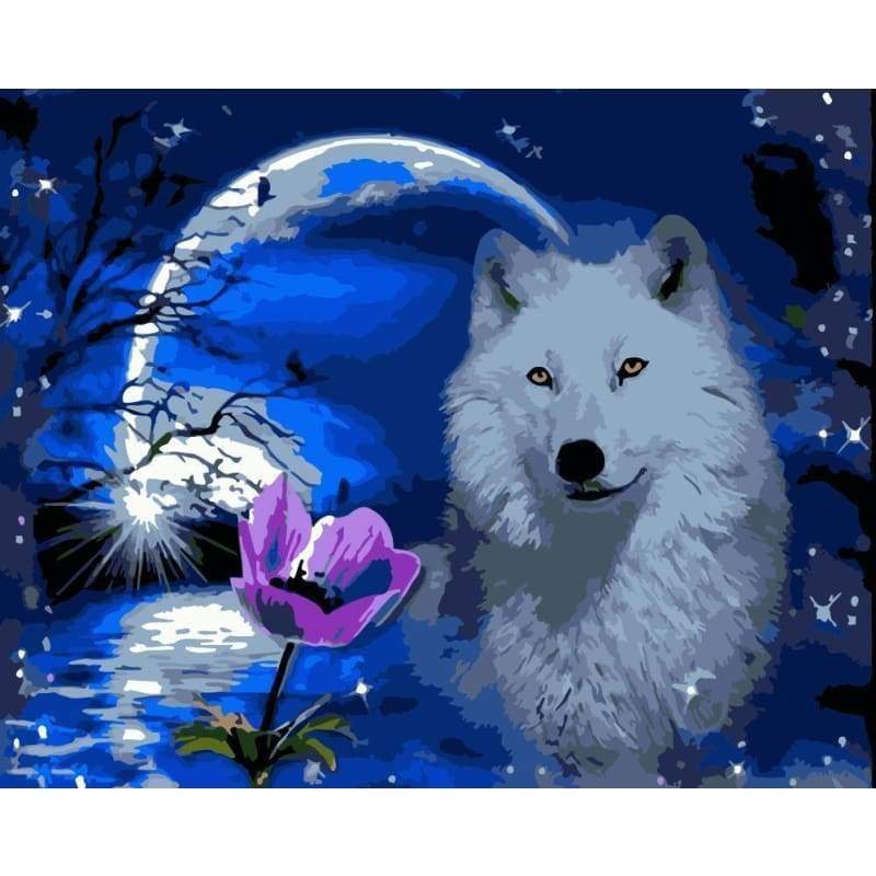 Wolf Diy Paint By Numbers Kits WM-1634 - NEEDLEWORK KITS