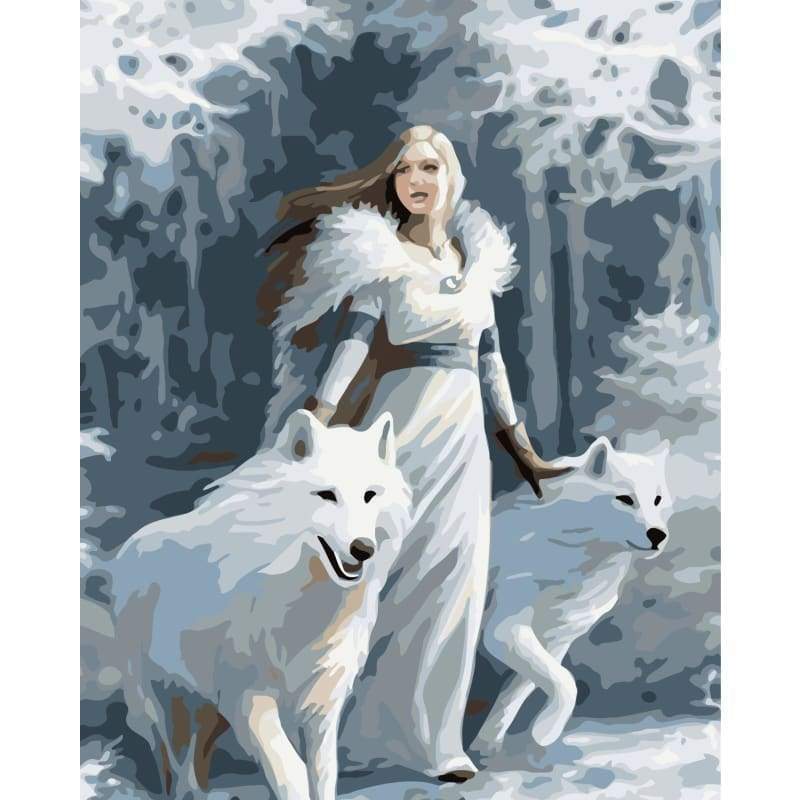 Wolf Diy Paint By Numbers Kits WM-600 - NEEDLEWORK KITS