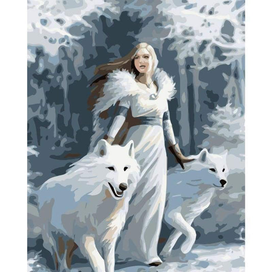 Wolf Diy Paint By Numbers Kits WM-600 - NEEDLEWORK KITS