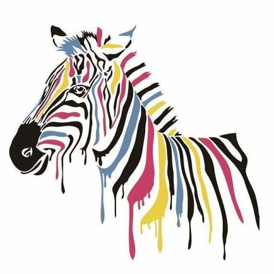 Zebra Diy Paint By Numbers Kits VM97349 - NEEDLEWORK KITS